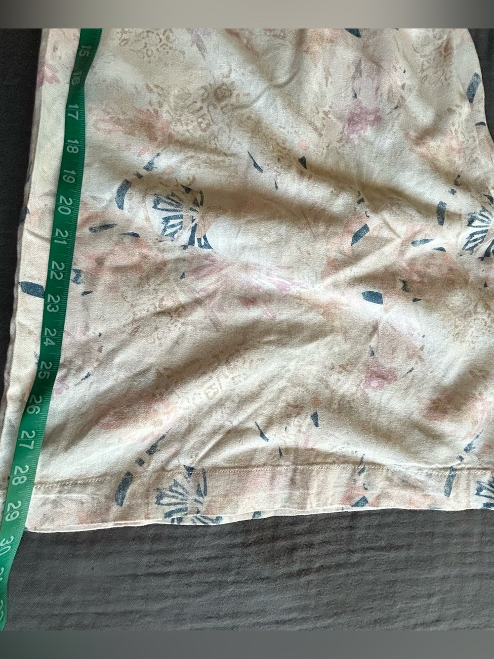 Rewash Pink Floral Wide-Leg Palazzo Pants with Blue Details - Picture 4 of 7